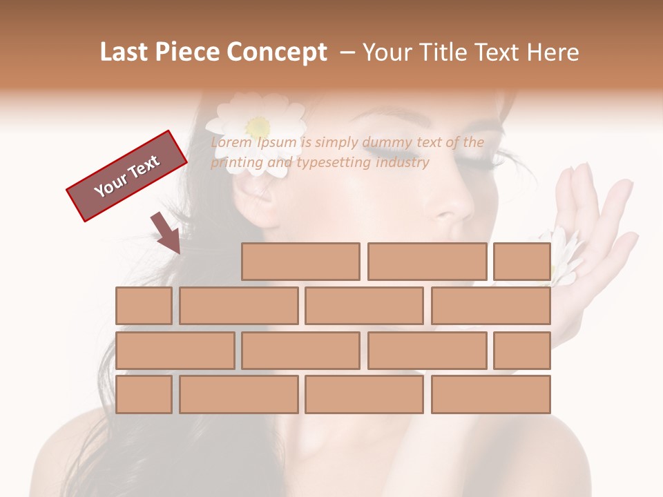 Skin Bodycare Caucasian PowerPoint Template