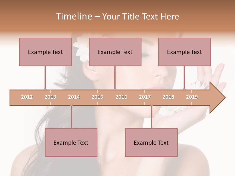 Skin Bodycare Caucasian PowerPoint Template