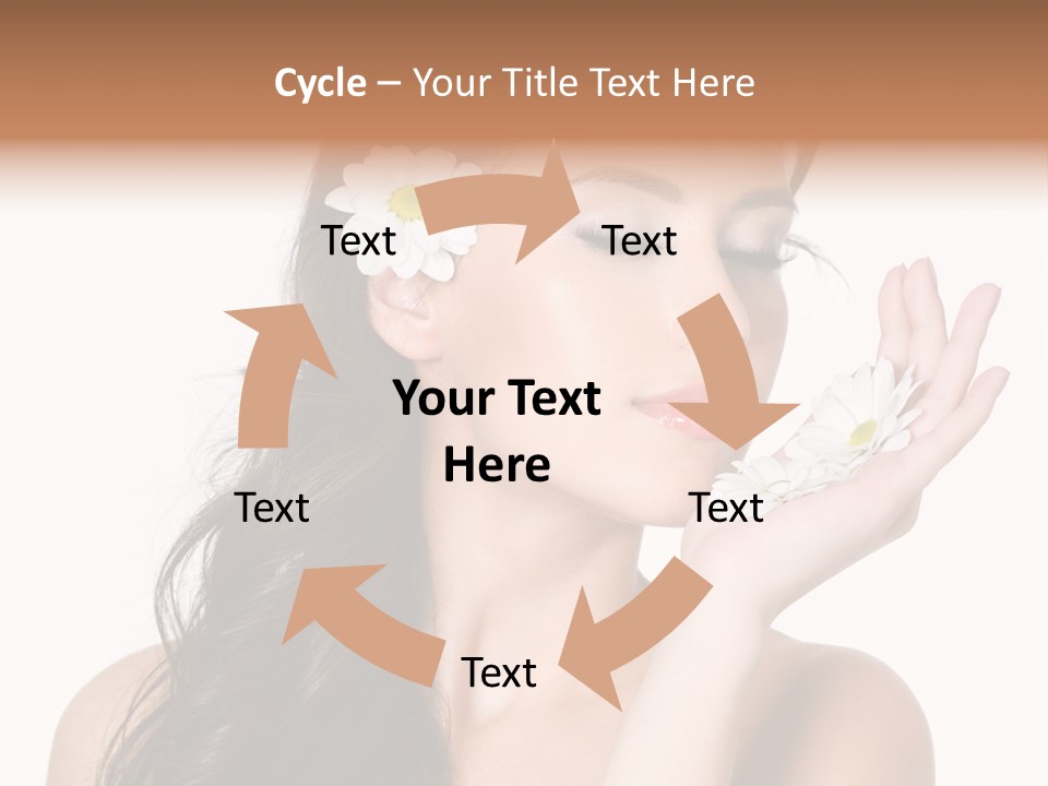 Skin Bodycare Caucasian PowerPoint Template