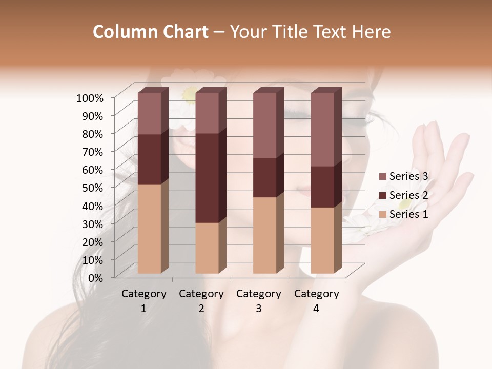 Skin Bodycare Caucasian PowerPoint Template