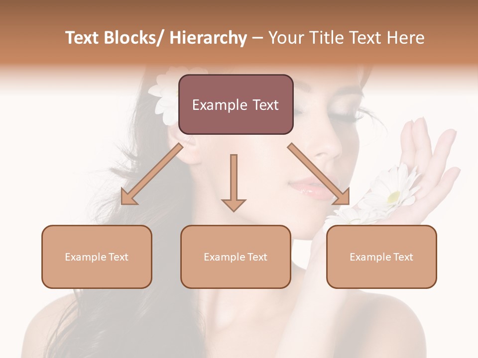 Skin Bodycare Caucasian PowerPoint Template