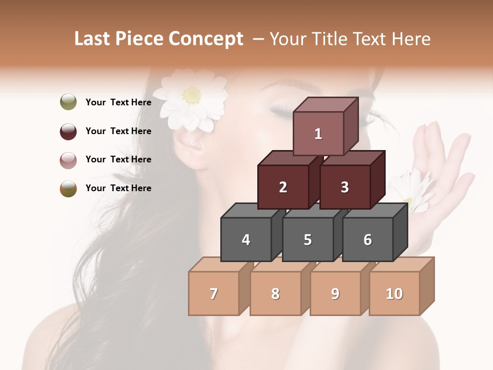 Skin Bodycare Caucasian PowerPoint Template