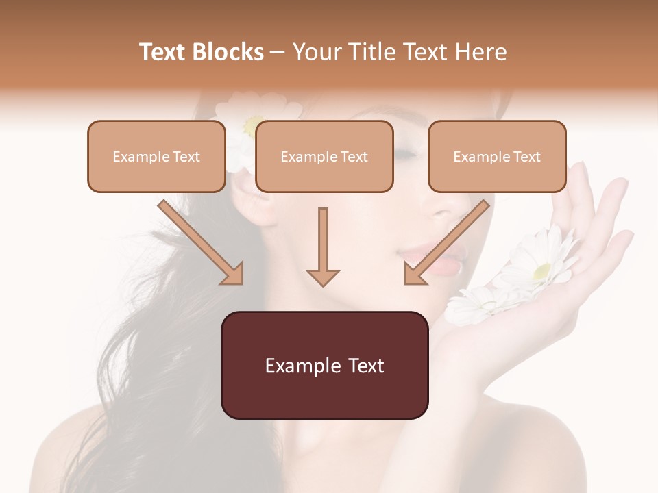 Skin Bodycare Caucasian PowerPoint Template