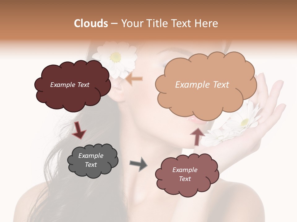 Skin Bodycare Caucasian PowerPoint Template