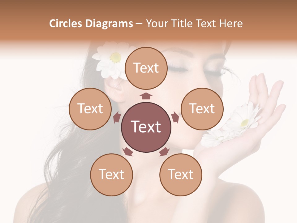 Skin Bodycare Caucasian PowerPoint Template