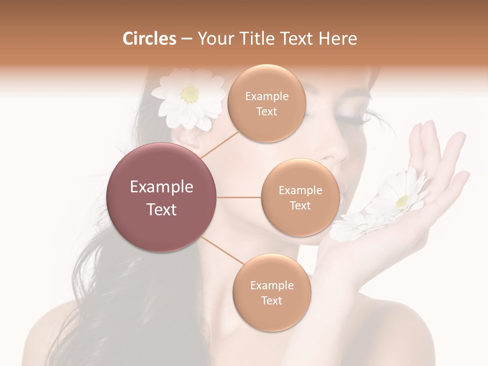 Skin Bodycare Caucasian PowerPoint Template