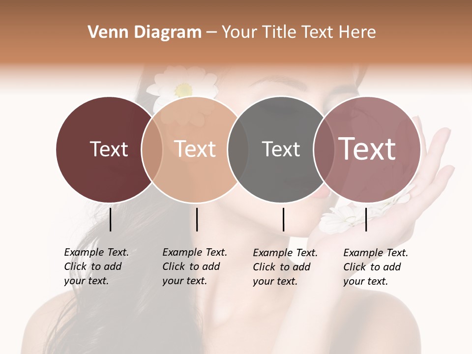 Skin Bodycare Caucasian PowerPoint Template