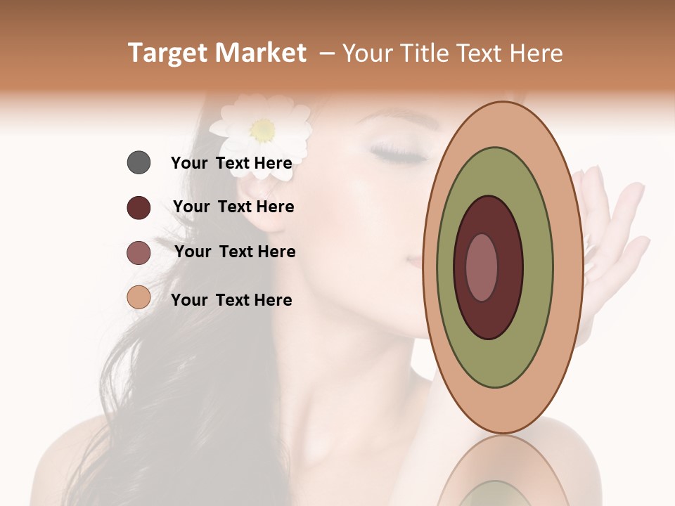 Skin Bodycare Caucasian PowerPoint Template