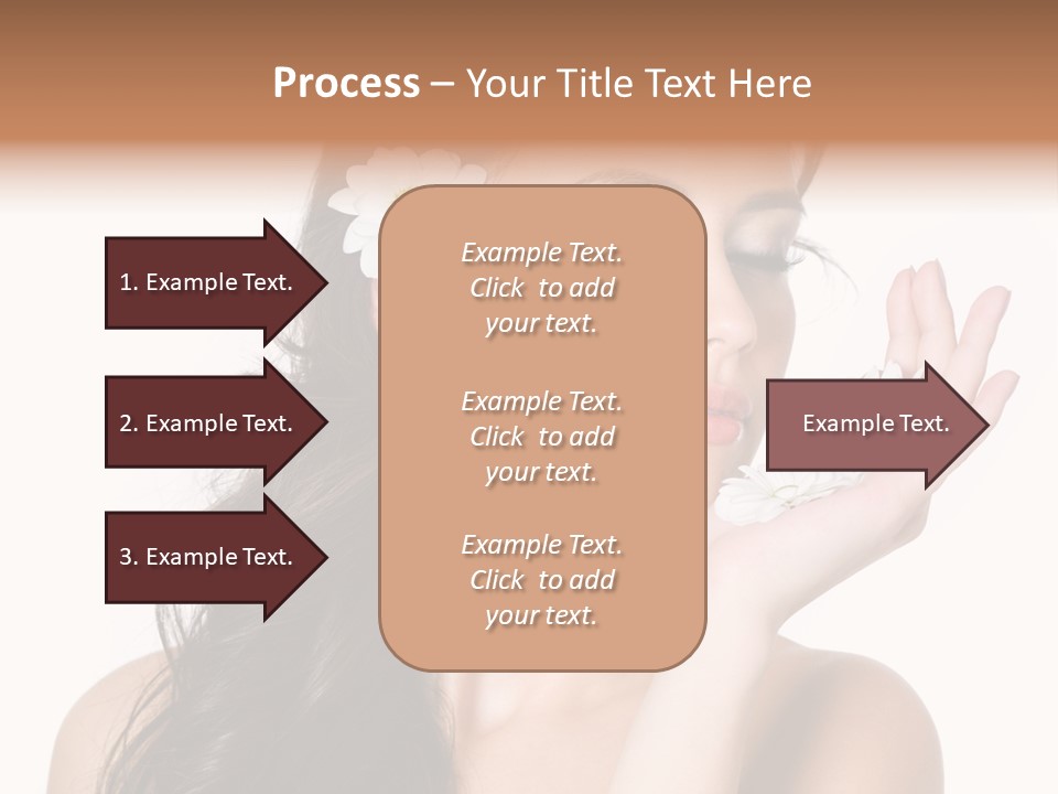 Skin Bodycare Caucasian PowerPoint Template