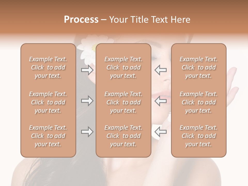 Skin Bodycare Caucasian PowerPoint Template