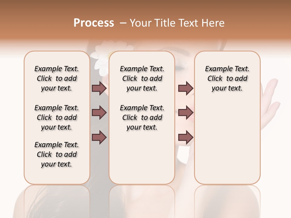 Skin Bodycare Caucasian PowerPoint Template