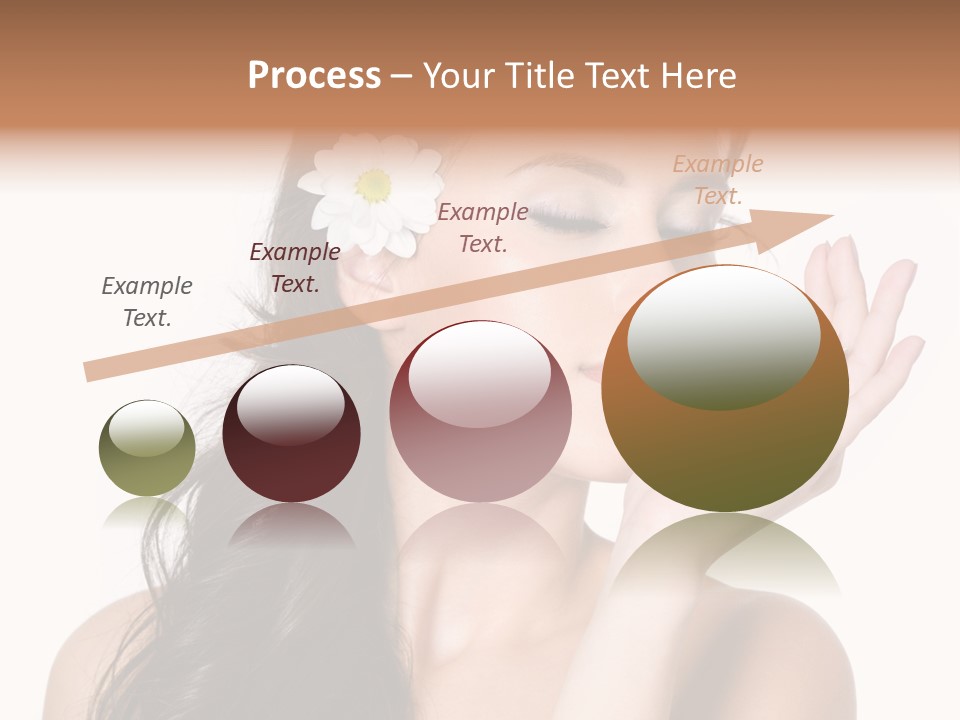 Skin Bodycare Caucasian PowerPoint Template