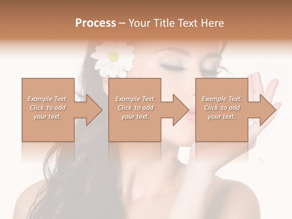 Skin Bodycare Caucasian PowerPoint Template