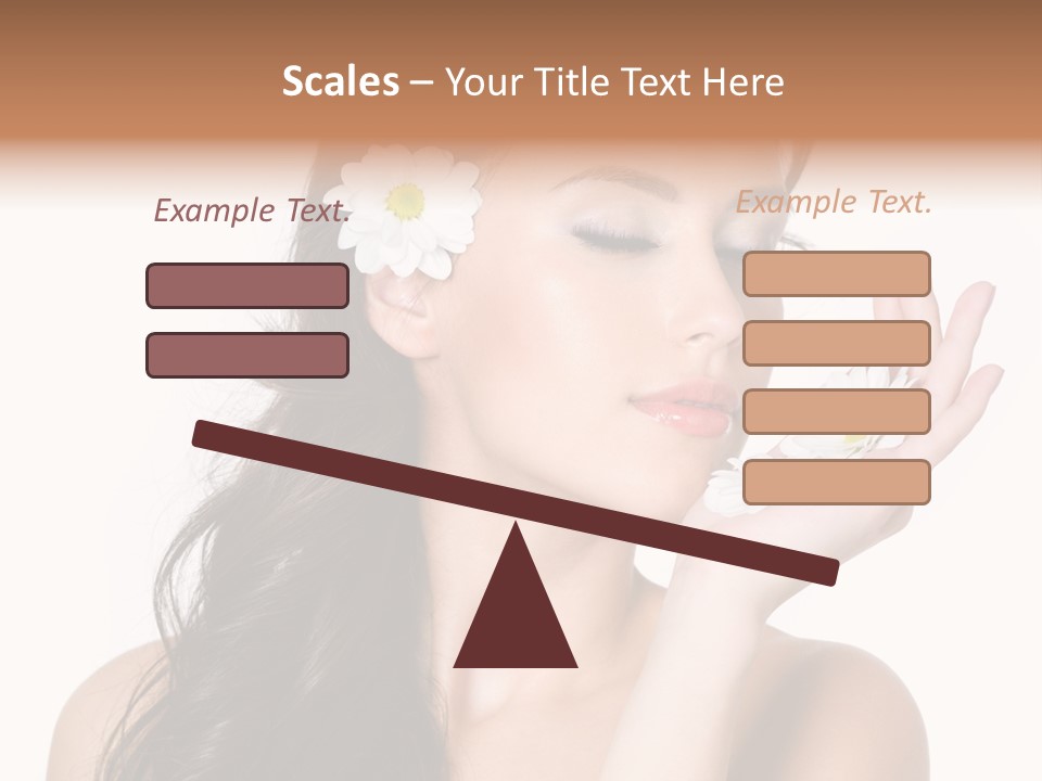 Skin Bodycare Caucasian PowerPoint Template