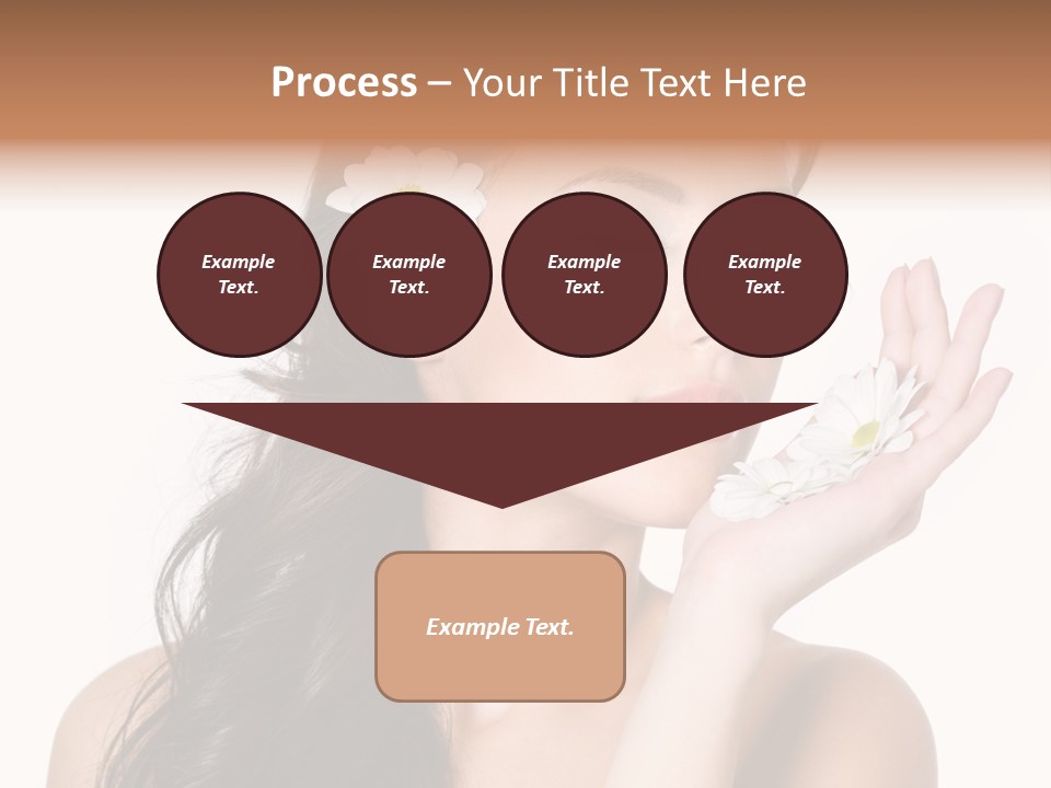Skin Bodycare Caucasian PowerPoint Template