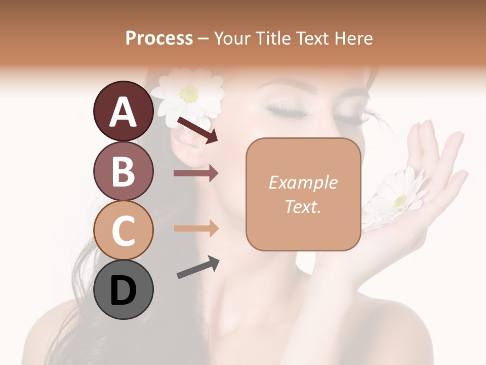 Skin Bodycare Caucasian PowerPoint Template