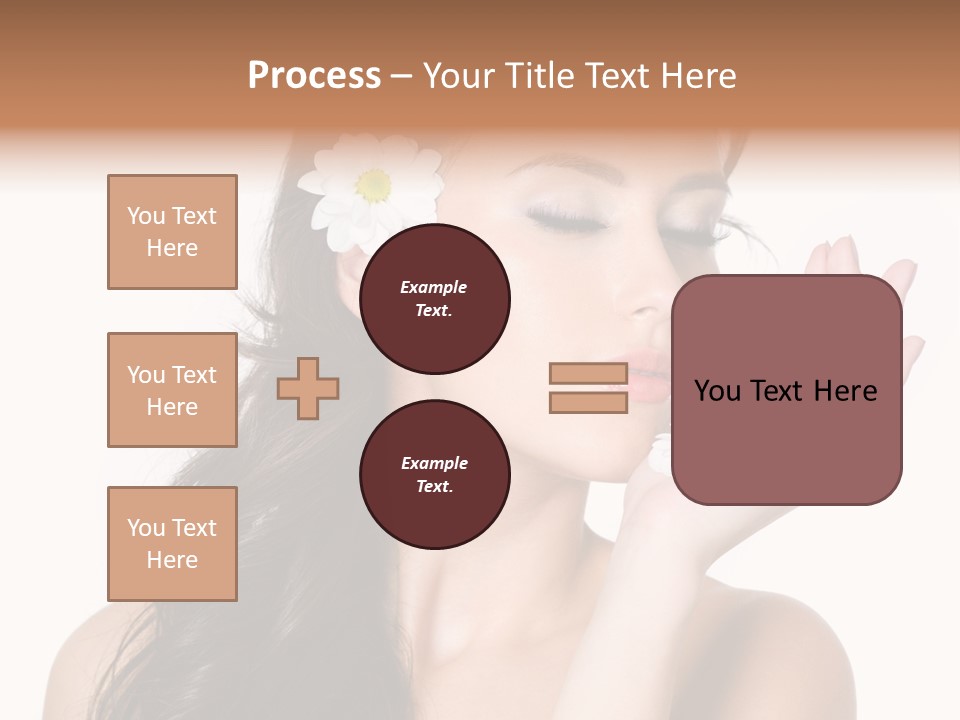 Skin Bodycare Caucasian PowerPoint Template
