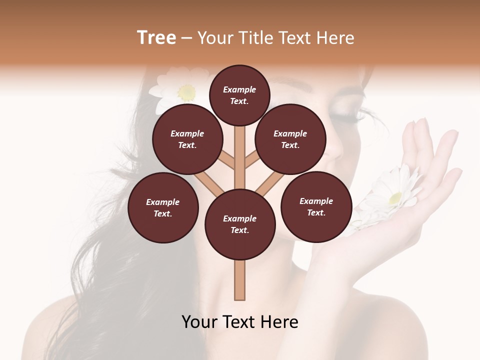 Skin Bodycare Caucasian PowerPoint Template