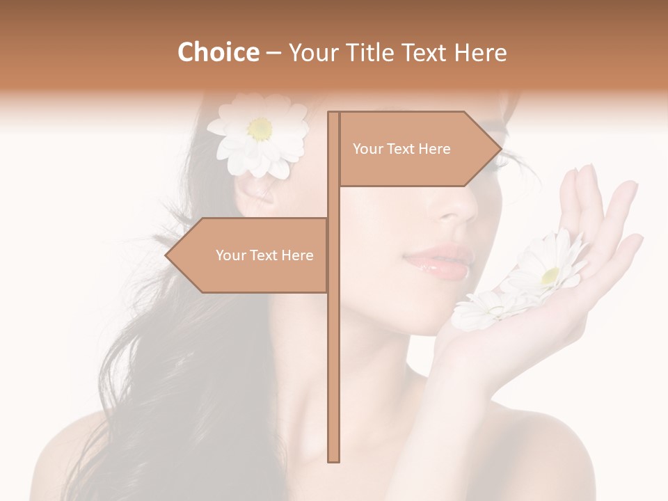 Skin Bodycare Caucasian PowerPoint Template