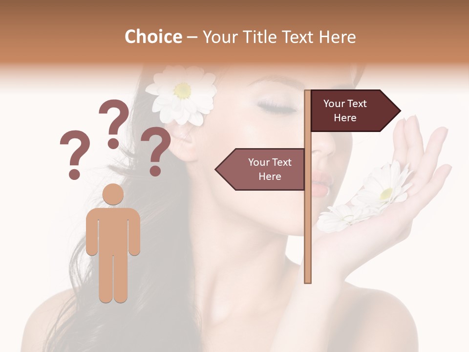 Skin Bodycare Caucasian PowerPoint Template