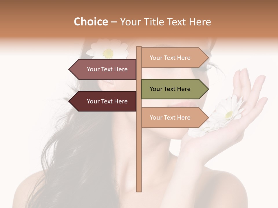Skin Bodycare Caucasian PowerPoint Template