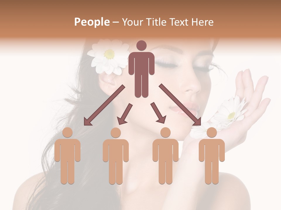Skin Bodycare Caucasian PowerPoint Template