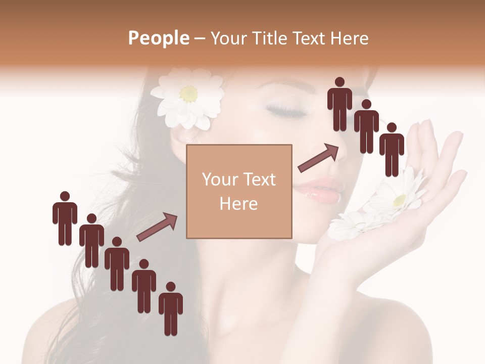 Skin Bodycare Caucasian PowerPoint Template