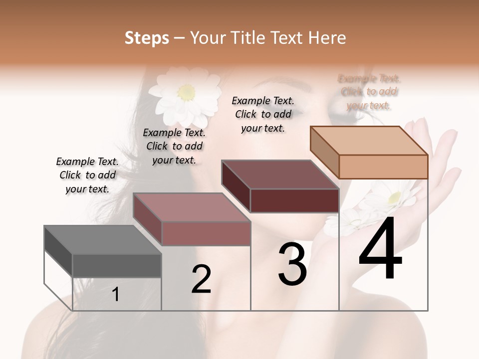 Skin Bodycare Caucasian PowerPoint Template