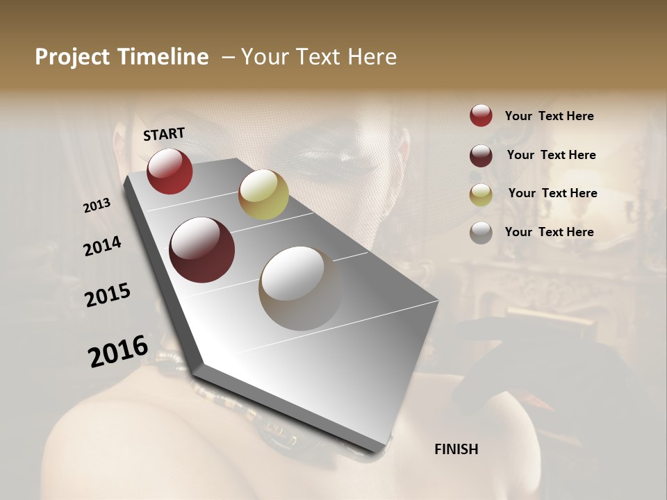 Wave Toned Young PowerPoint Template