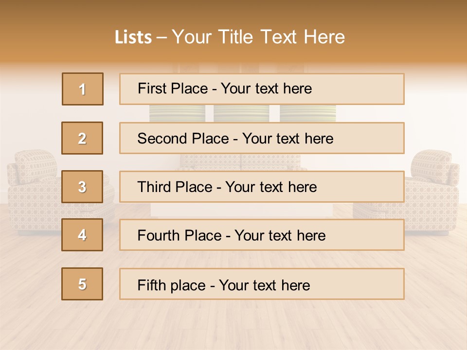 Dining Inside Light PowerPoint Template