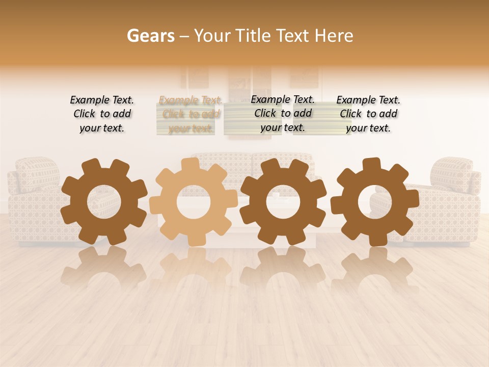 Dining Inside Light PowerPoint Template