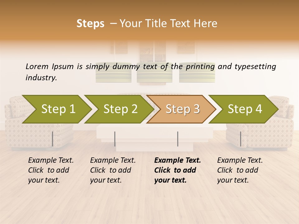 Dining Inside Light PowerPoint Template