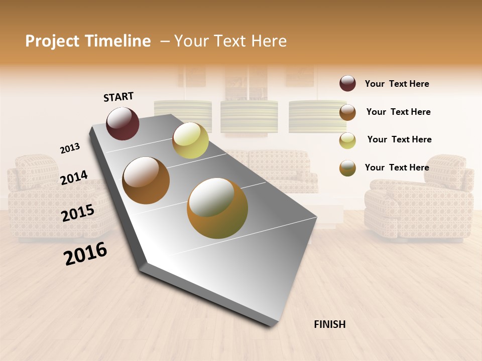 Dining Inside Light PowerPoint Template