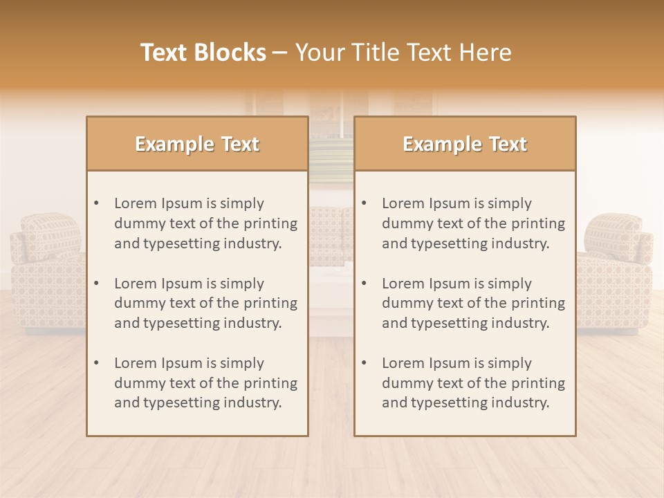 Dining Inside Light PowerPoint Template