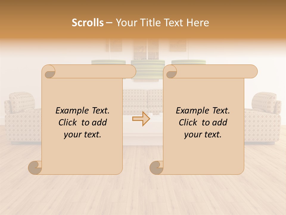 Dining Inside Light PowerPoint Template