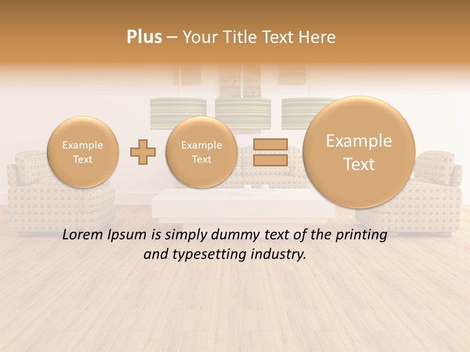 Dining Inside Light PowerPoint Template