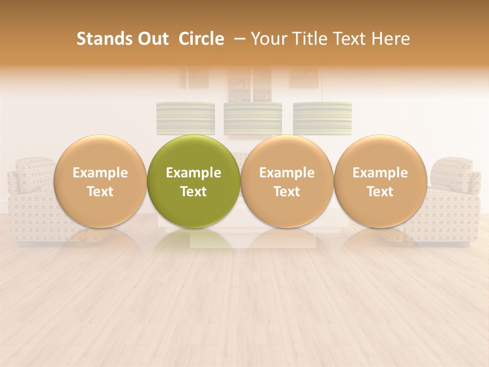 Dining Inside Light PowerPoint Template