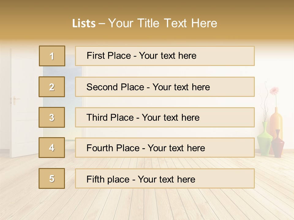 Opening Home Parquet PowerPoint Template