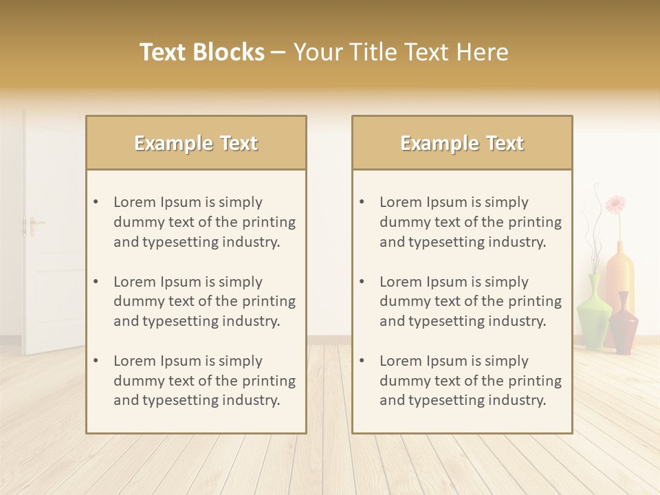 Opening Home Parquet PowerPoint Template