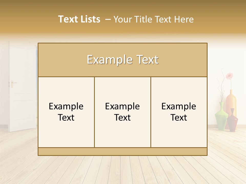 Opening Home Parquet PowerPoint Template
