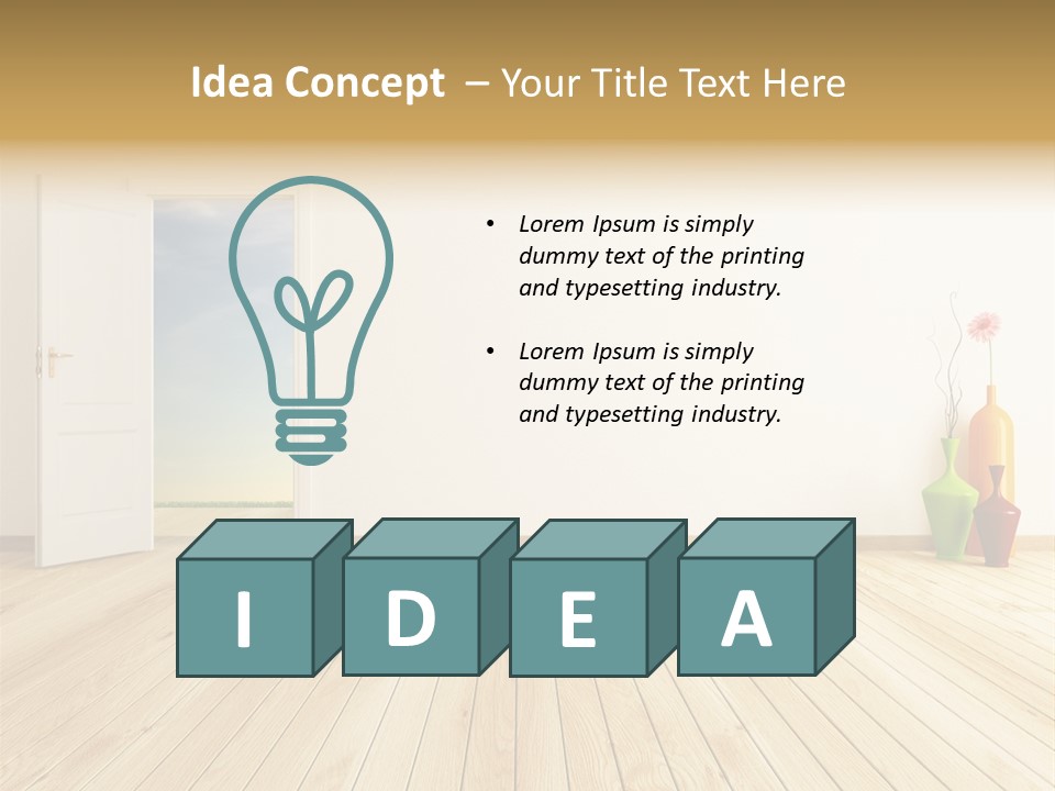 Opening Home Parquet PowerPoint Template