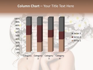 Chamomile Glamour Brown Hair PowerPoint Template