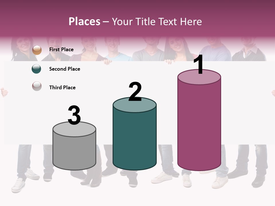White Board Displaying PowerPoint Template