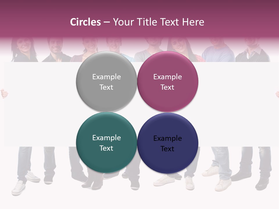 White Board Displaying PowerPoint Template
