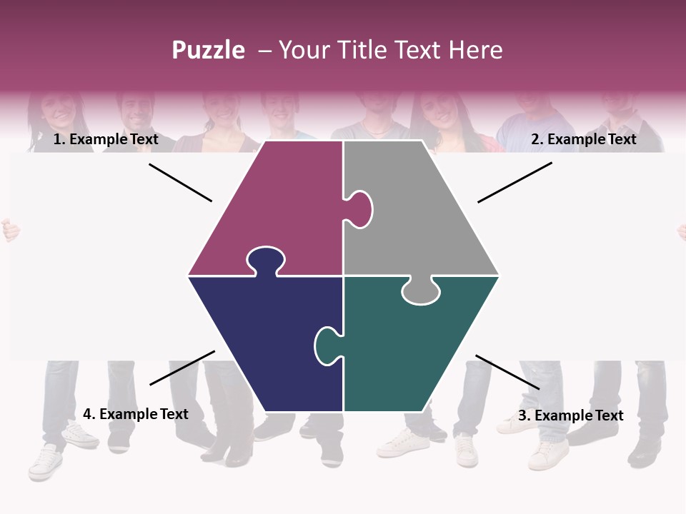 White Board Displaying PowerPoint Template