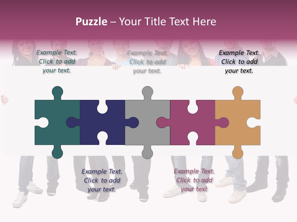 White Board Displaying PowerPoint Template