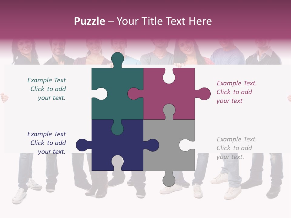 White Board Displaying PowerPoint Template