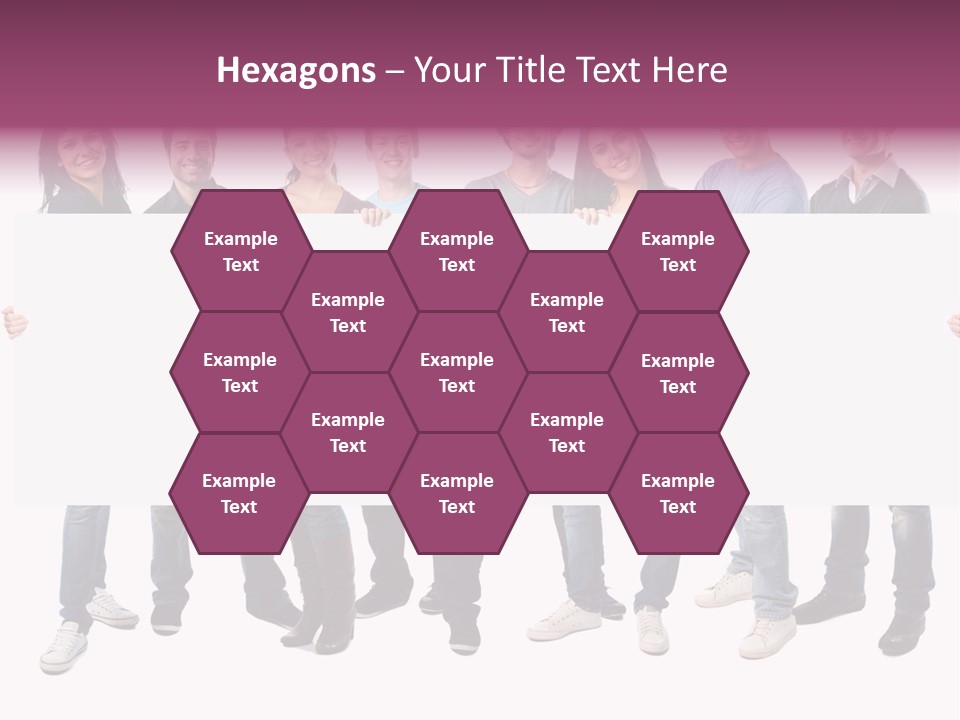 White Board Displaying PowerPoint Template