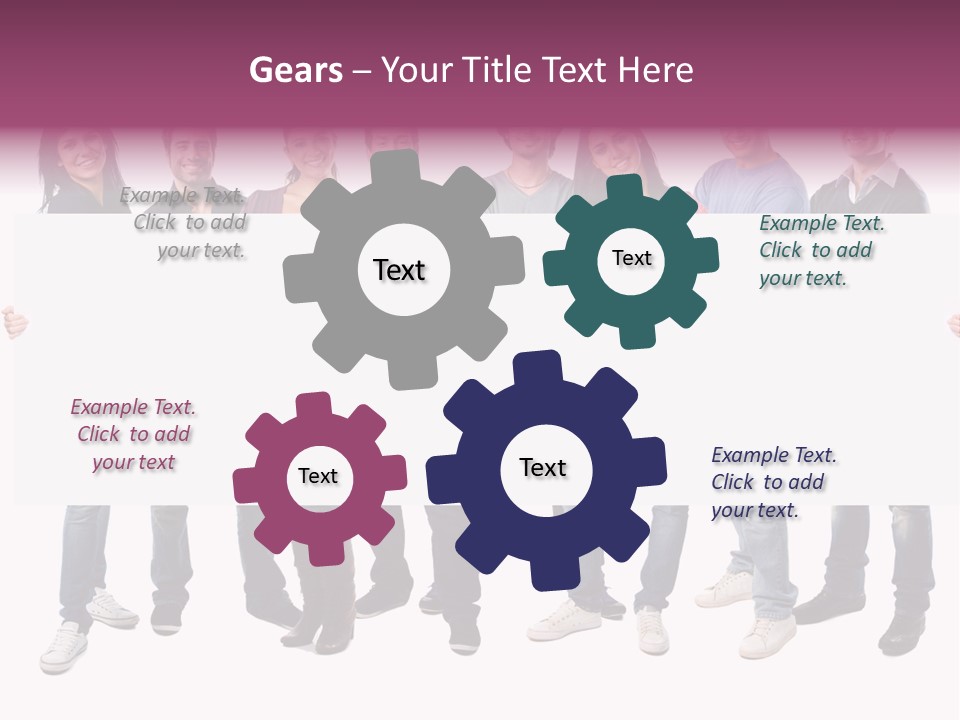 White Board Displaying PowerPoint Template