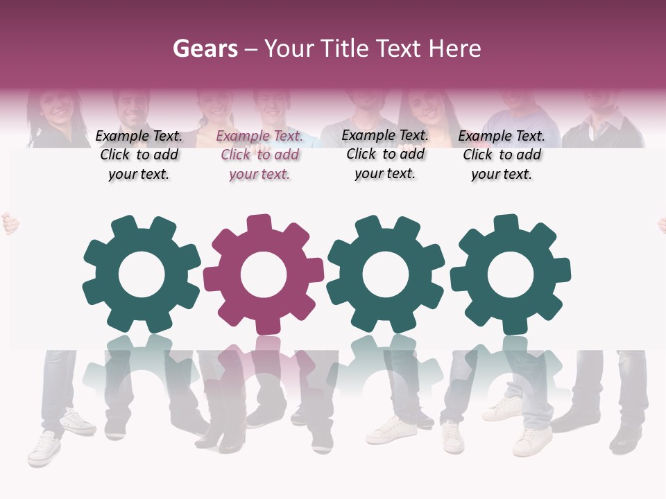 White Board Displaying PowerPoint Template